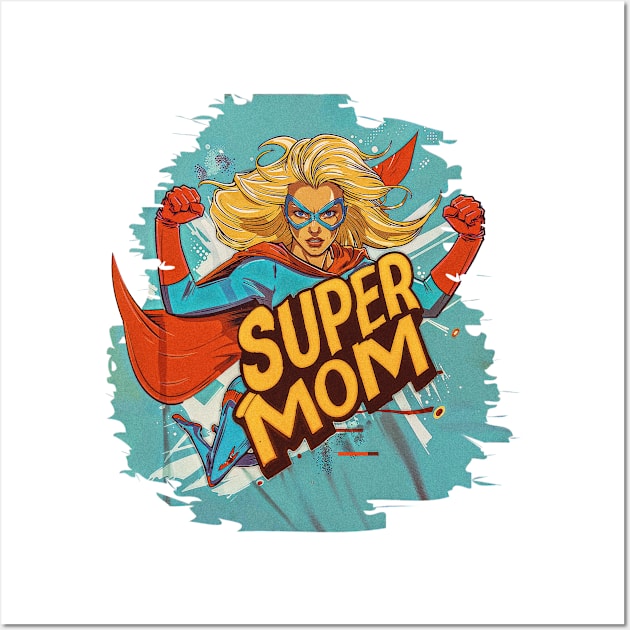 Super Mom: Surrealistic Mother's Day Expression Wall Art by Creative Art Universe